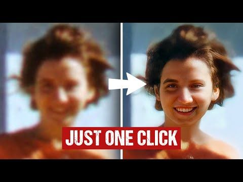 How to Restore Old Blurry Photos in Just ONE Click (Free)