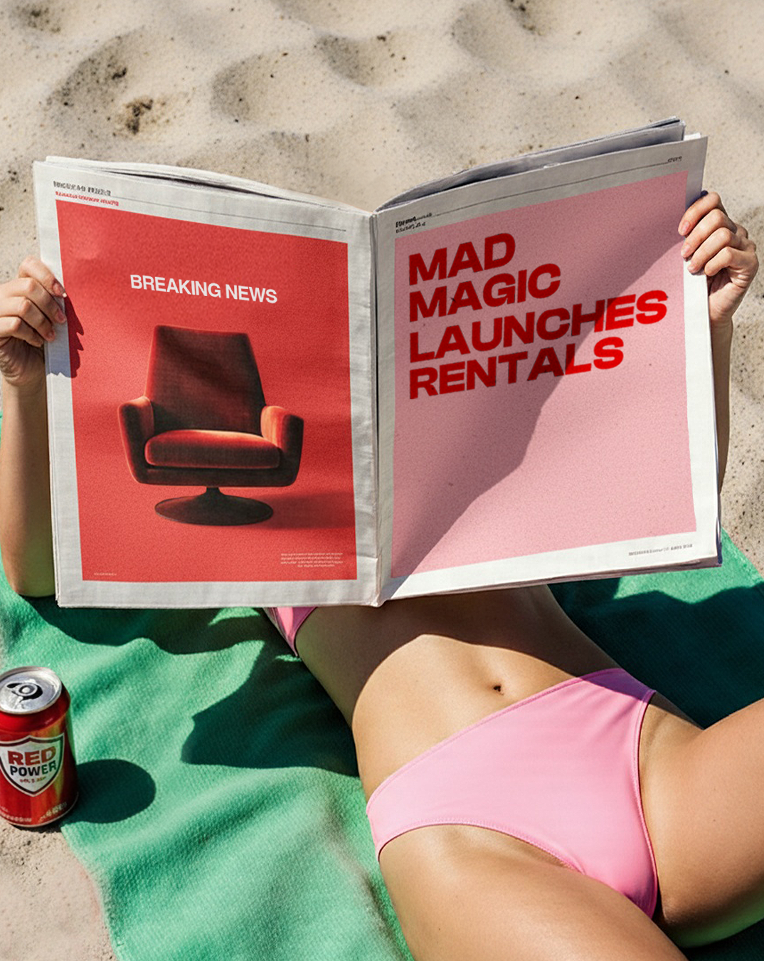 AI-Generated creative ad for brand launch – Nano Banana, Krea, Flux