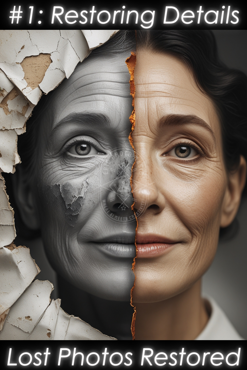 🔥 “AI Restores 20 Faded Photos! Unbelievable Before & After Transformations! 🖼✨”