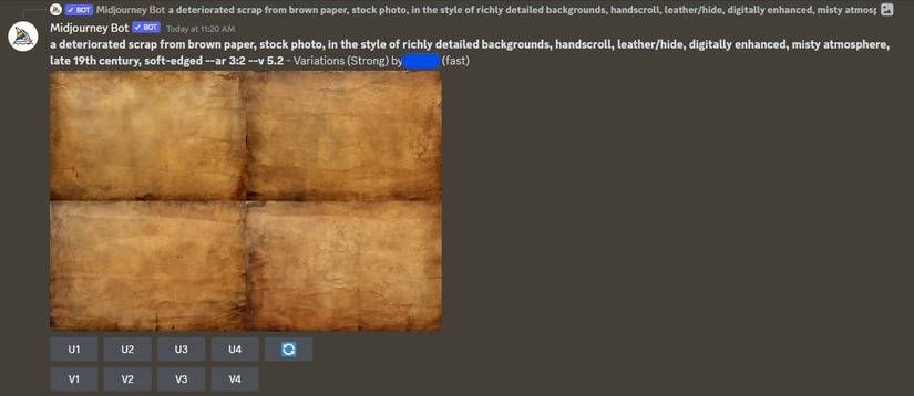 How to Create a Library of Textures in Midjourney Based on Your Photos