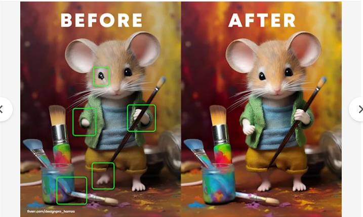 He will fix, edit, enhance, correct your ai images or art flawlessly