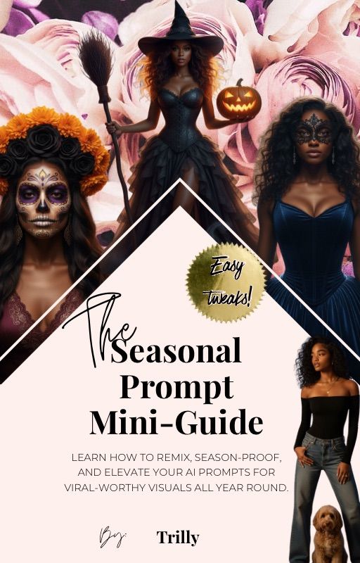 ✨ Seasonal AI Prompt Mini-Guide | Fall & Halloween Content Ideas 🎃🍂