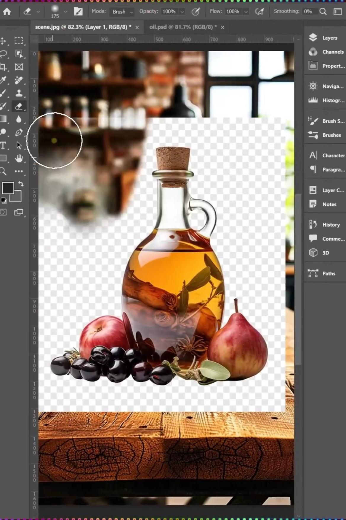 PRO Tip For Compositing Complex Semi Transparent Assets on Checker BG in Photoshop 2024