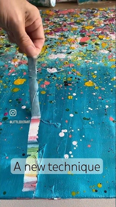 New technique #ukartist #homedecor #colourful #homestyle #interiordesign