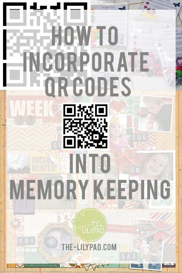 How to Incorporate QR Codes Into Memory Keeping
