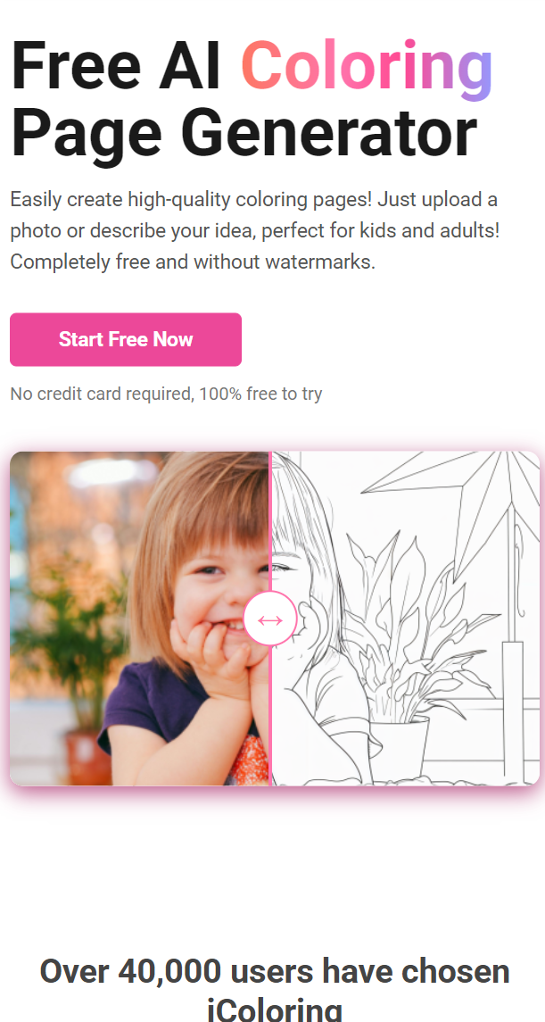 Free AI Coloring Page Generator Creates Custom Designs Instantly