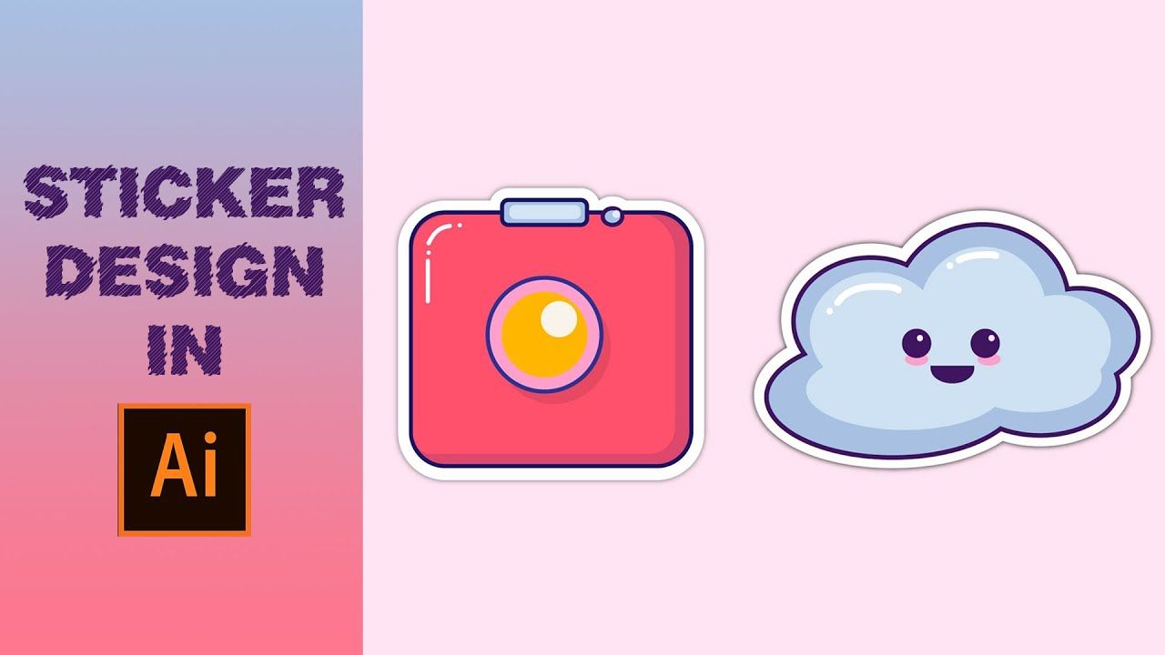 How to Design Stickers in Adobe Illustrator | Tutorial