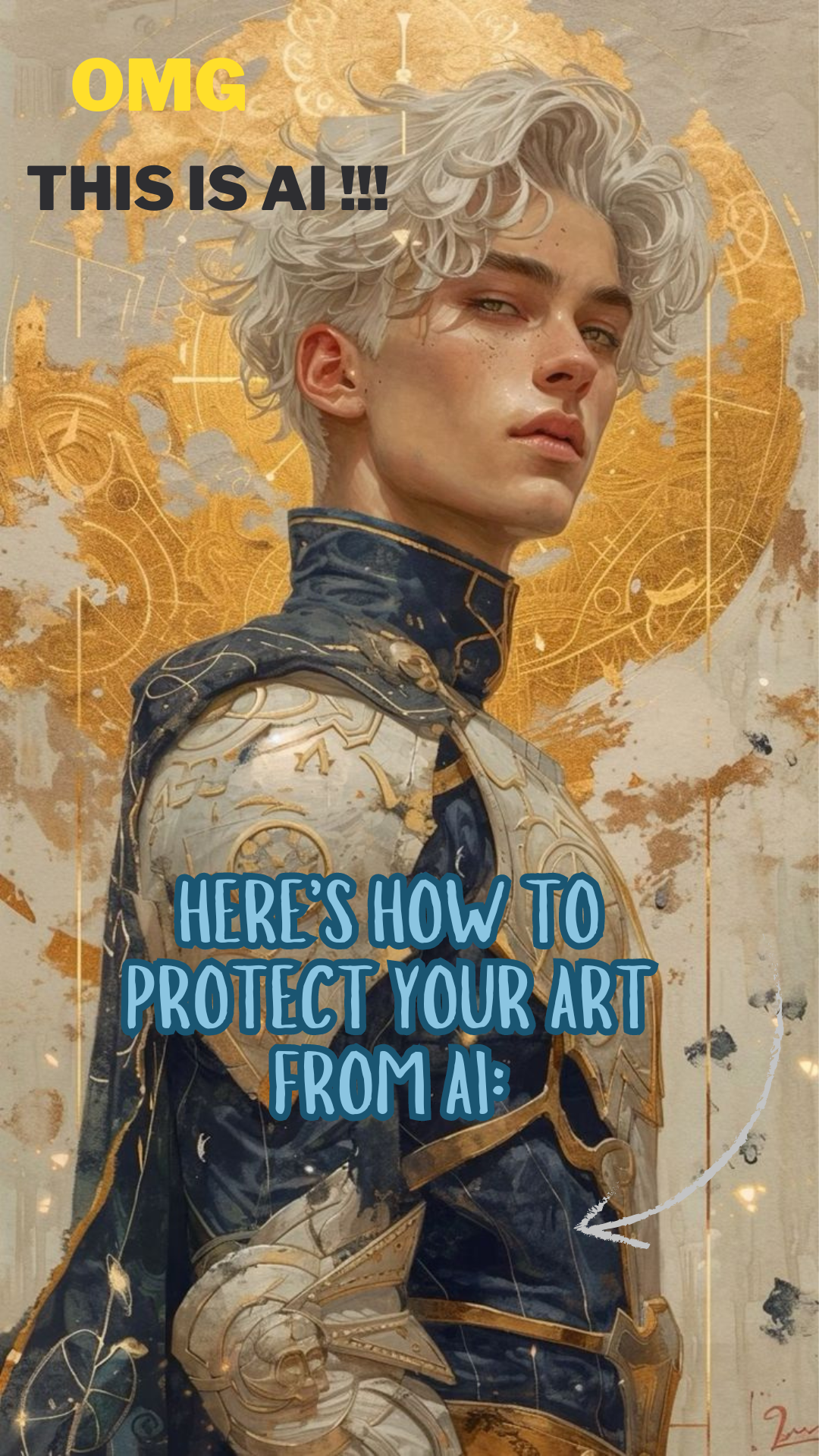 How to PROTECT Your Art from AI Stealing It (Must-Watch for Artists!) 🎨✋ #AIPiracy