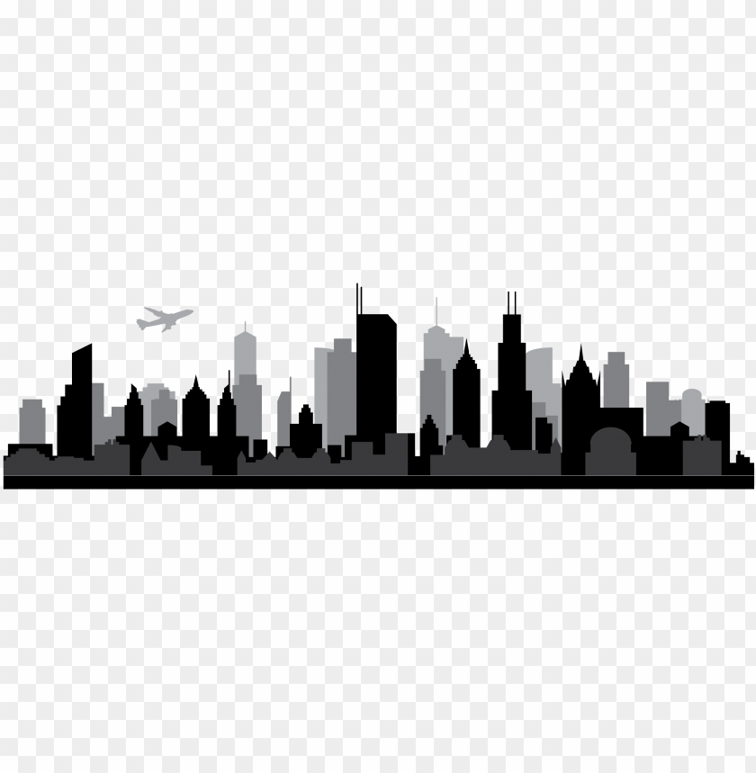 Freeuse Download Chicago Vector Transparent – Chicago Skyline Outline PNG Transparent With Clear Background ID 185003 | TopPNG