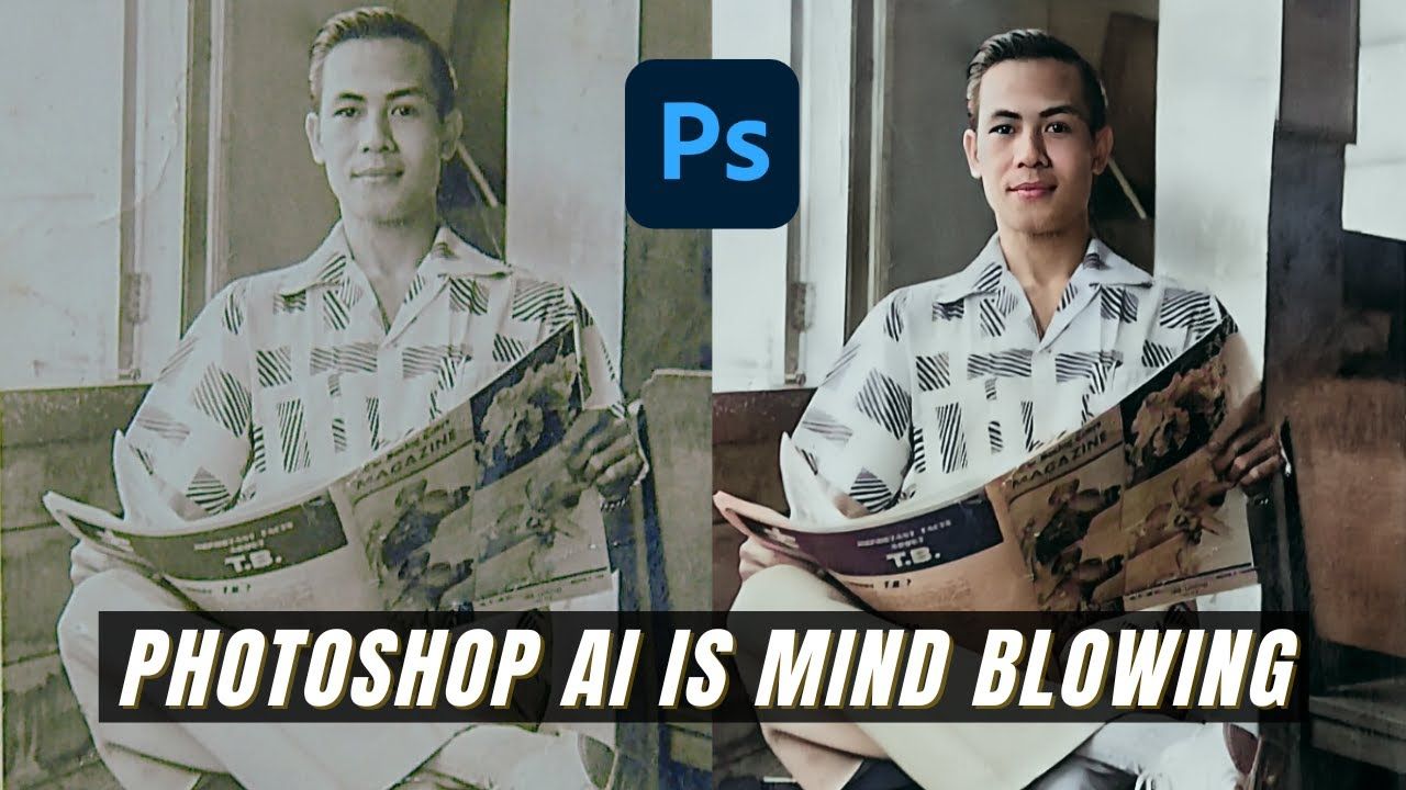 Adobe Photoshop Ai | Photo Restoration Tutorial