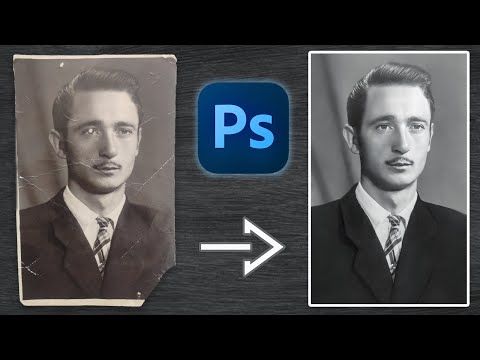 How To Restore Old Photos With Photoshop by Hand Bonus Enhancing it with AI (2025)