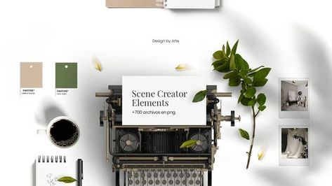 ﹔elements for mockup scenes.