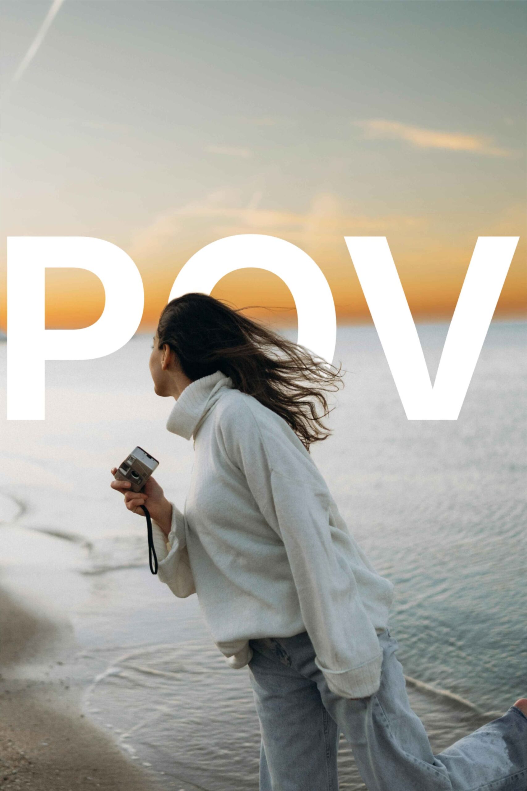 Add text behind image