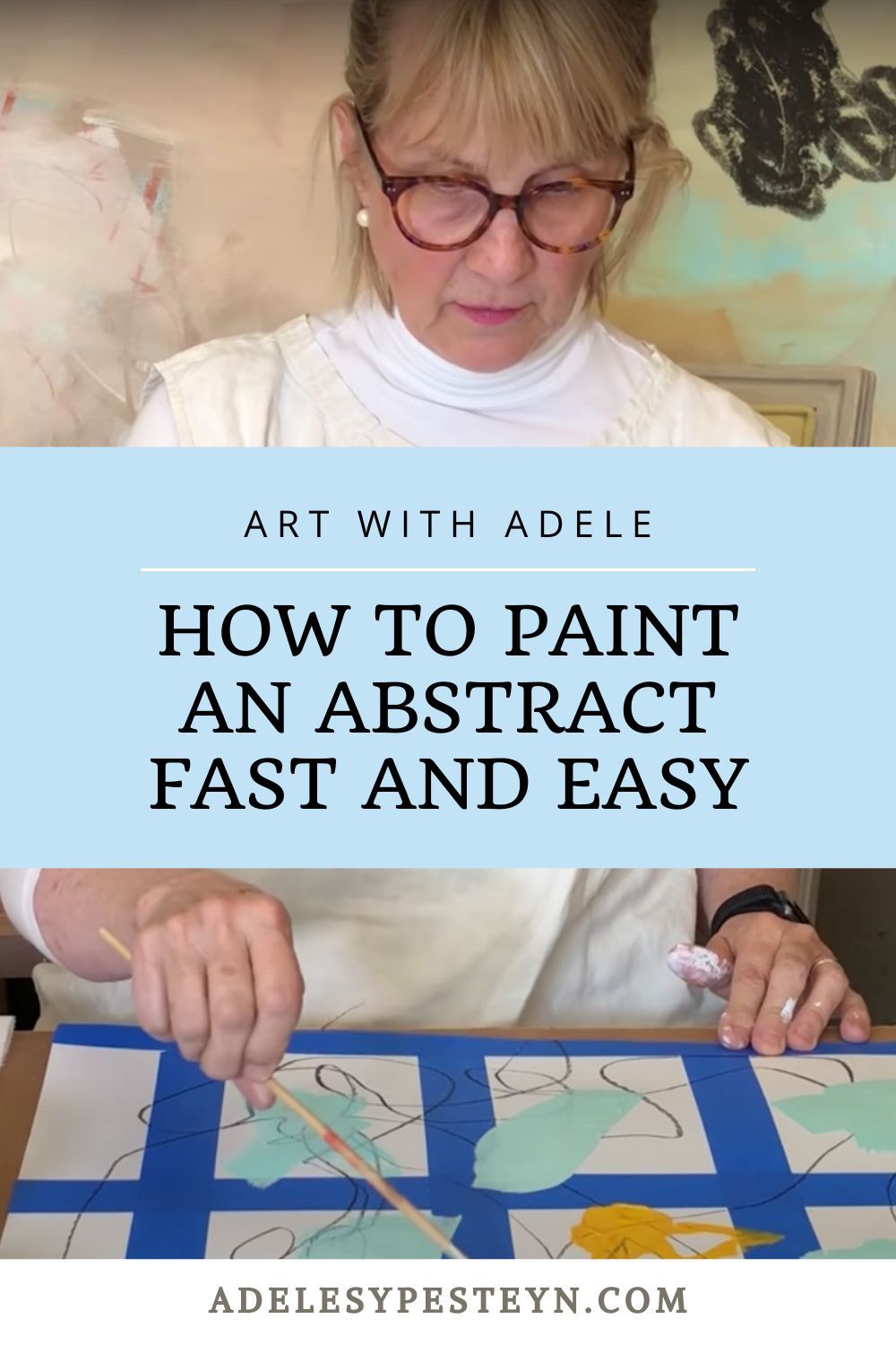 How to Paint an Abstract Fast and Easy