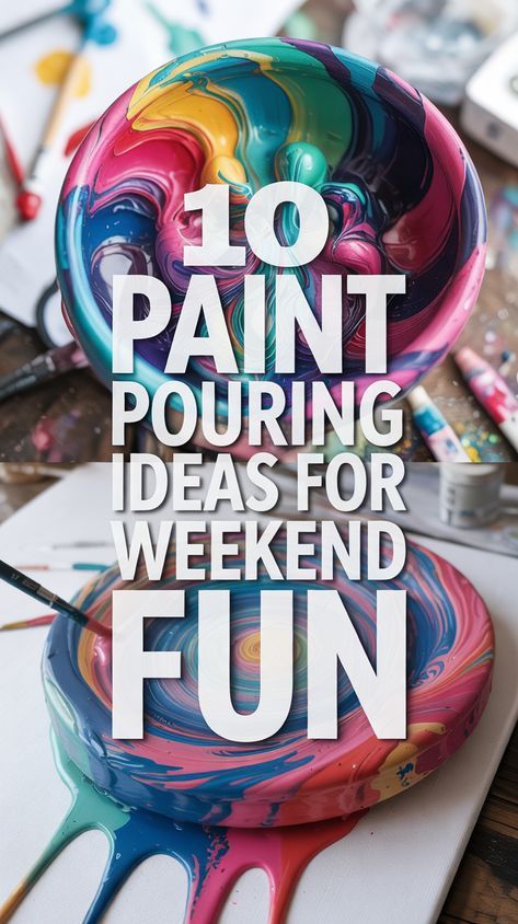 10 Mind-Blowing Paint Pouring Art Projects You Can Do This Weekend (You’ll Be Shocked by #3!)