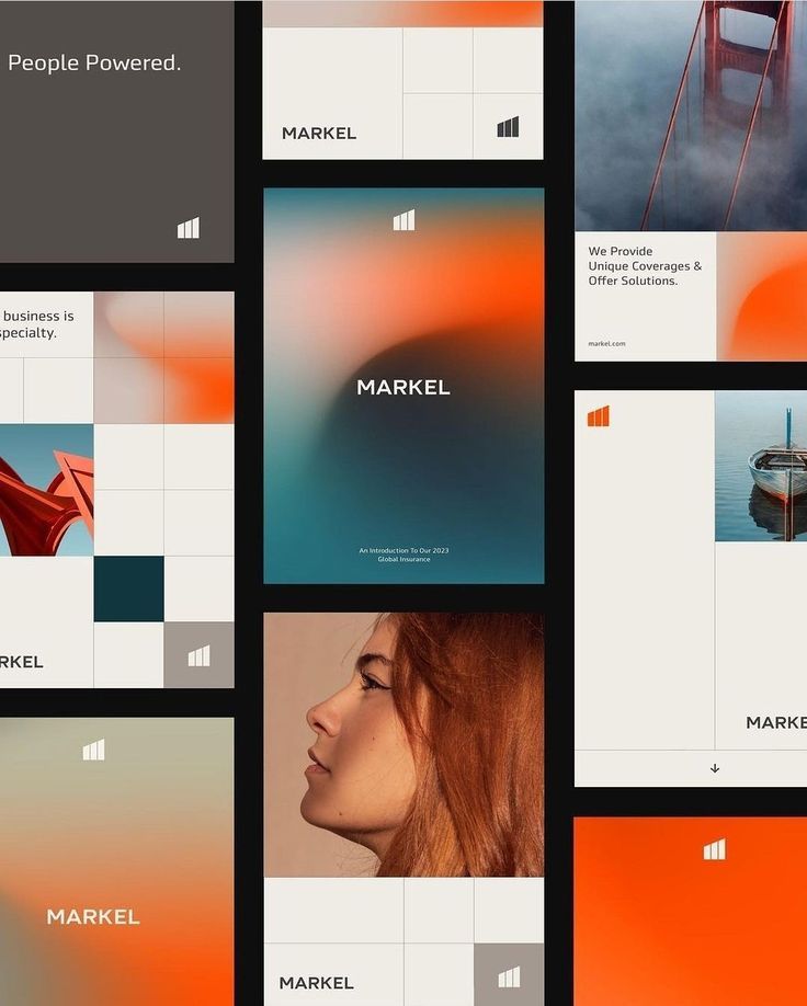 gradient stunning modern vibrant digital studio branding design