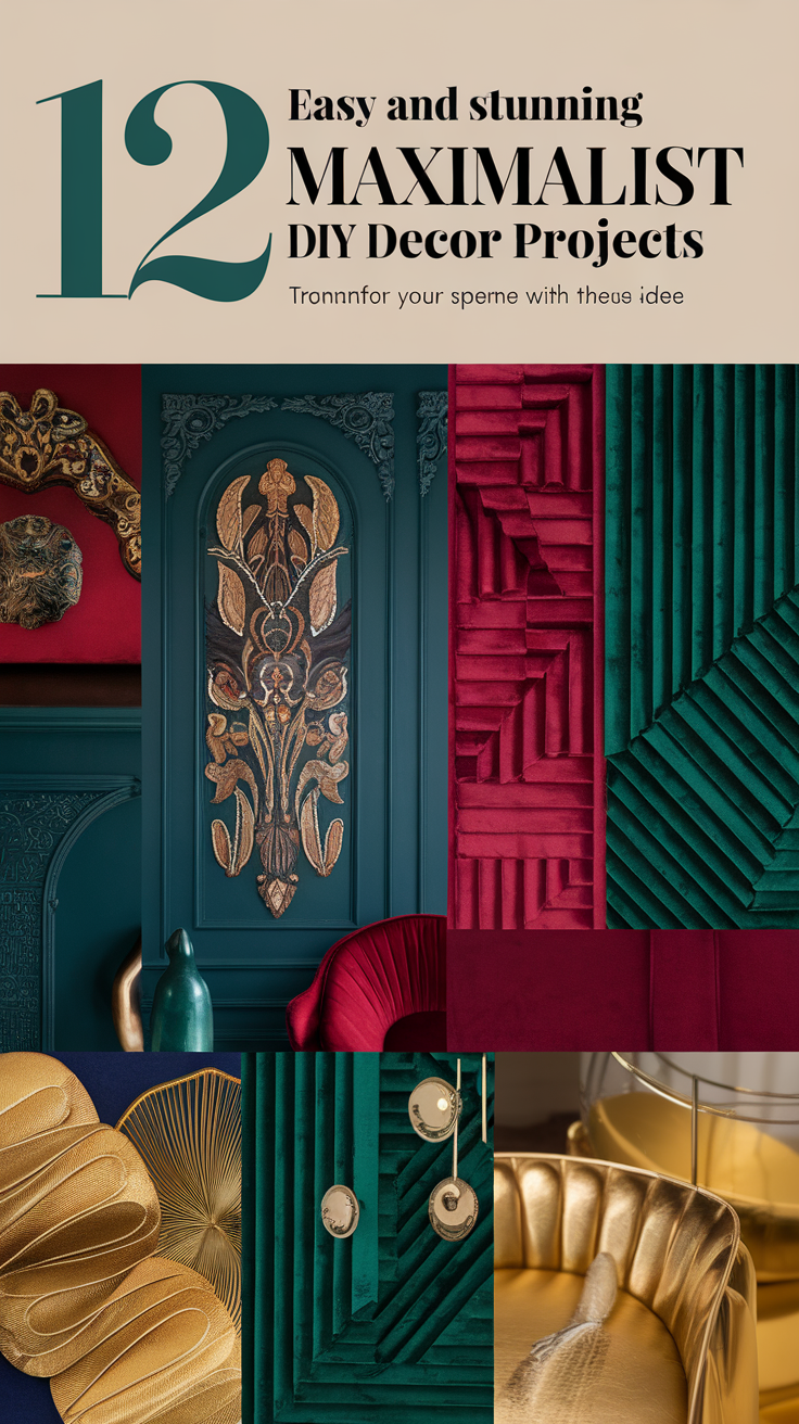 12 Maximalist DIY Decor Projects That Are Surprisingly Easy and Stunning (#3 Will Blow Your Mind!)