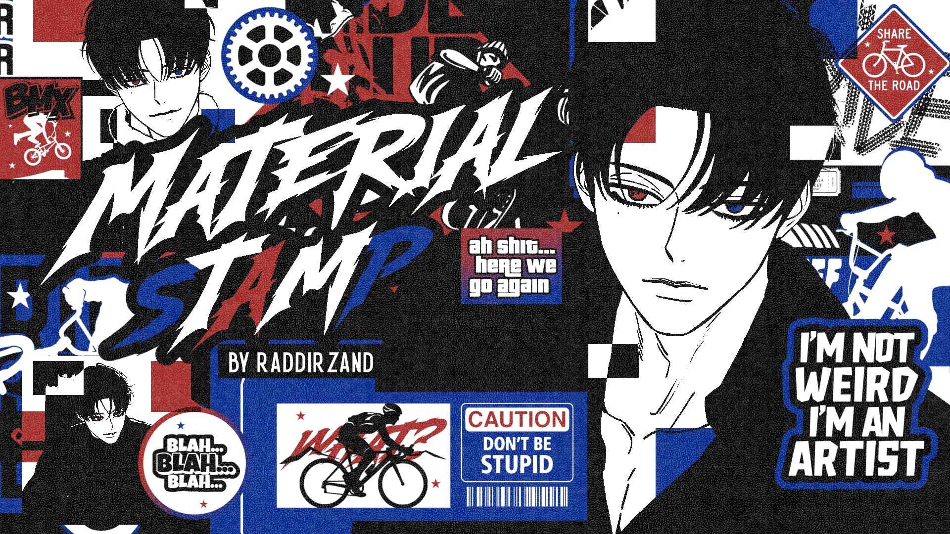 Material stamp by R4ADDX