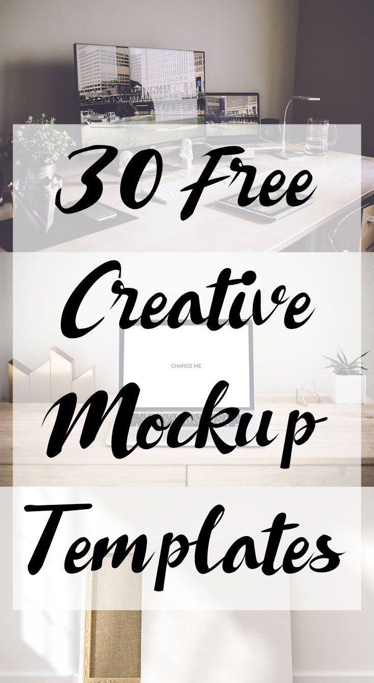 30 Creative Free Mockups With Photorealistic Surroundings