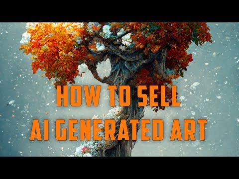 How to sell AI generated art.