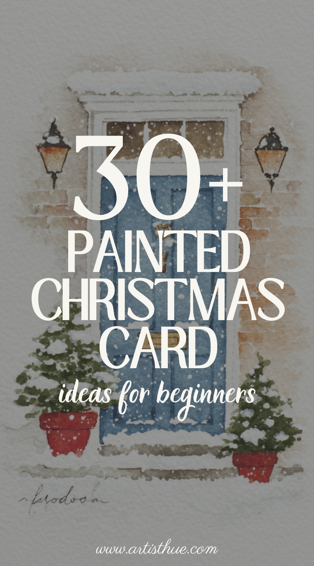 30+ Christmas Card Ideas in Watercolor