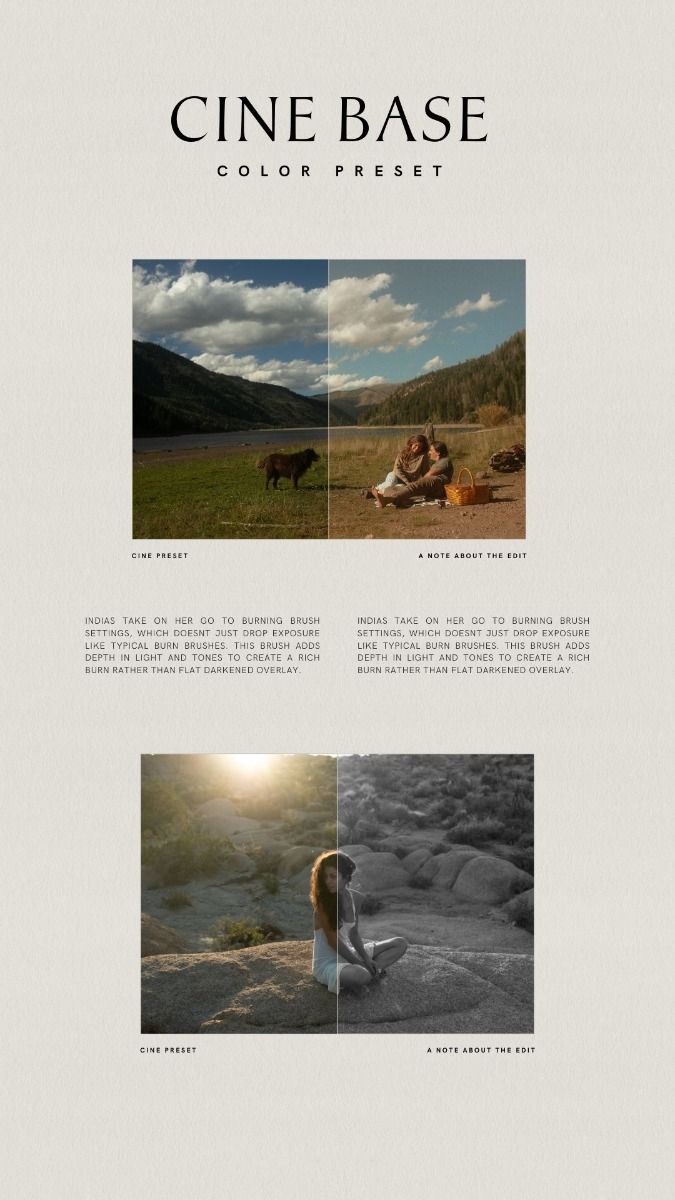 Instagram Story Template for Photography Preset