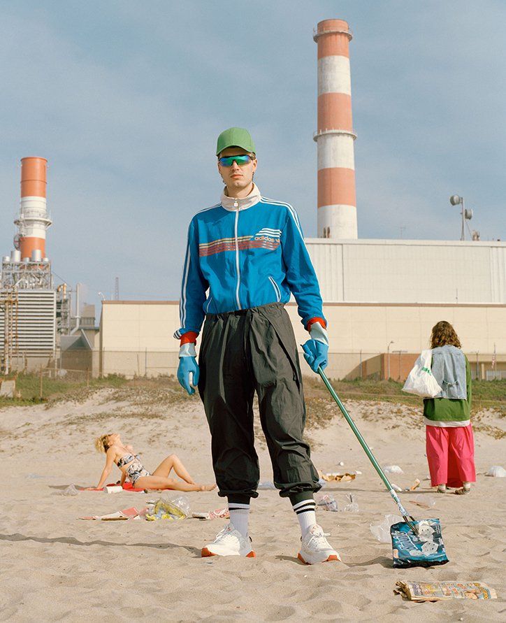 Clean it, beach: Reto Schmid’s new fashion series shines light on the plastic waste problem