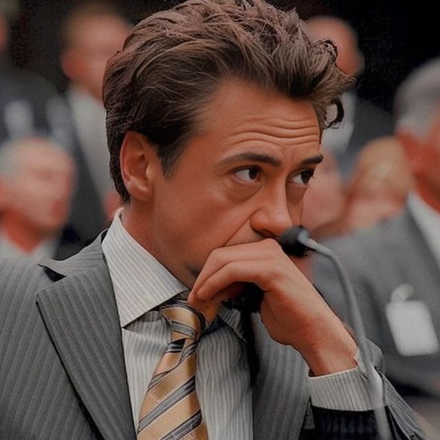 Tony Stark, AI Inpainting