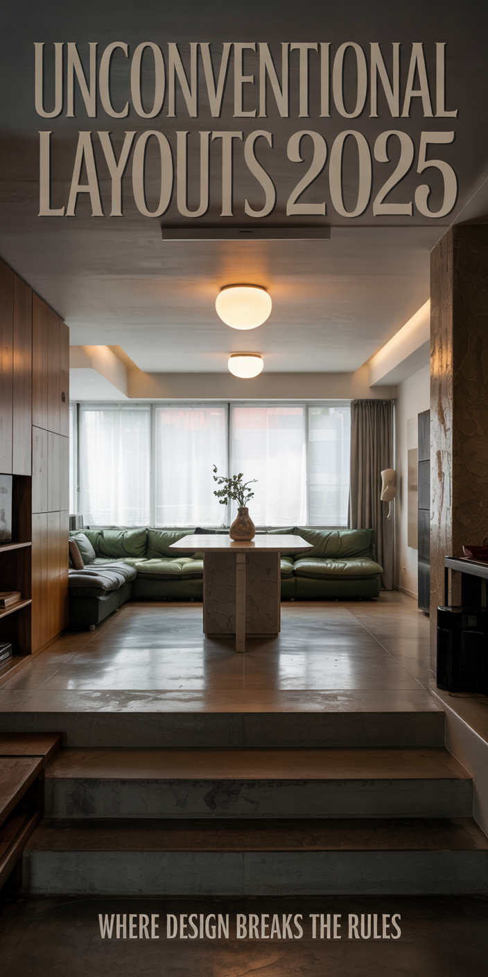 Unconventional Living Room Concepts made easy with fresh decor ideas and inspiring furniture layouts