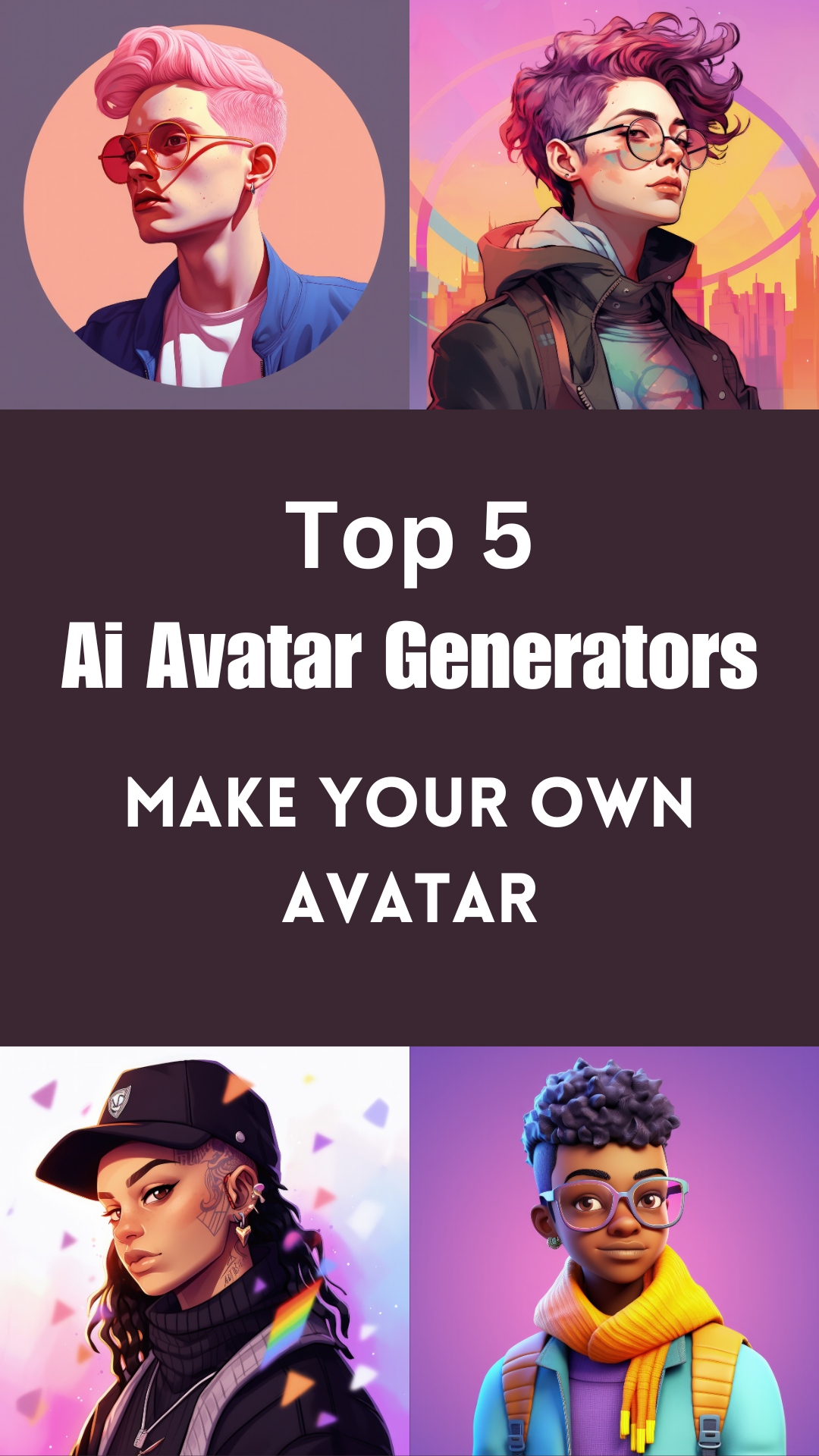 Make Your Own Avatar | Top 5 AI Avatar Generators Free Online | make your own character