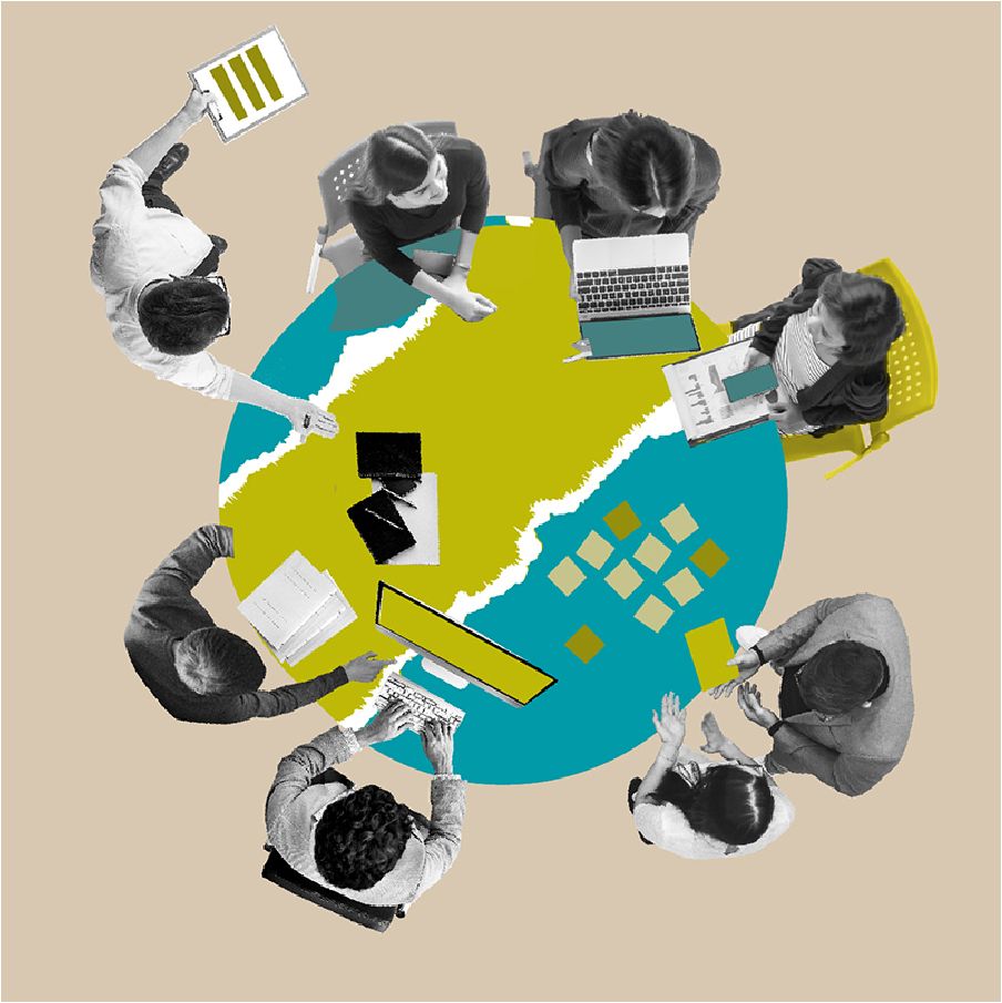 Globe – Collage Art