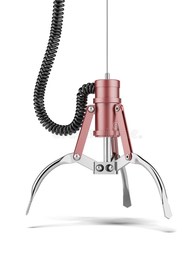 Red robotic claw stock photo. Image of investment, game – 35281946