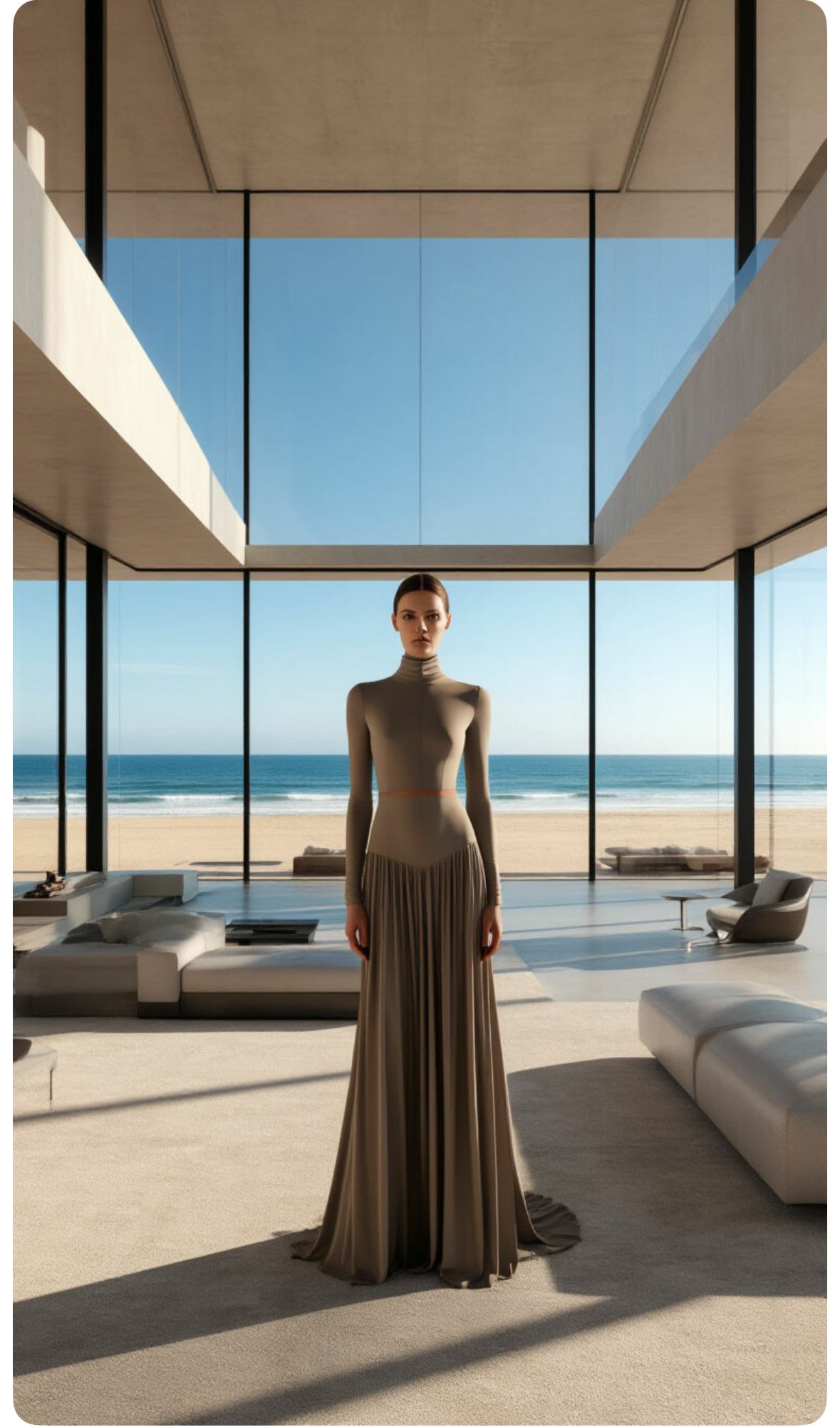 Модель девушка в интерьере красиво