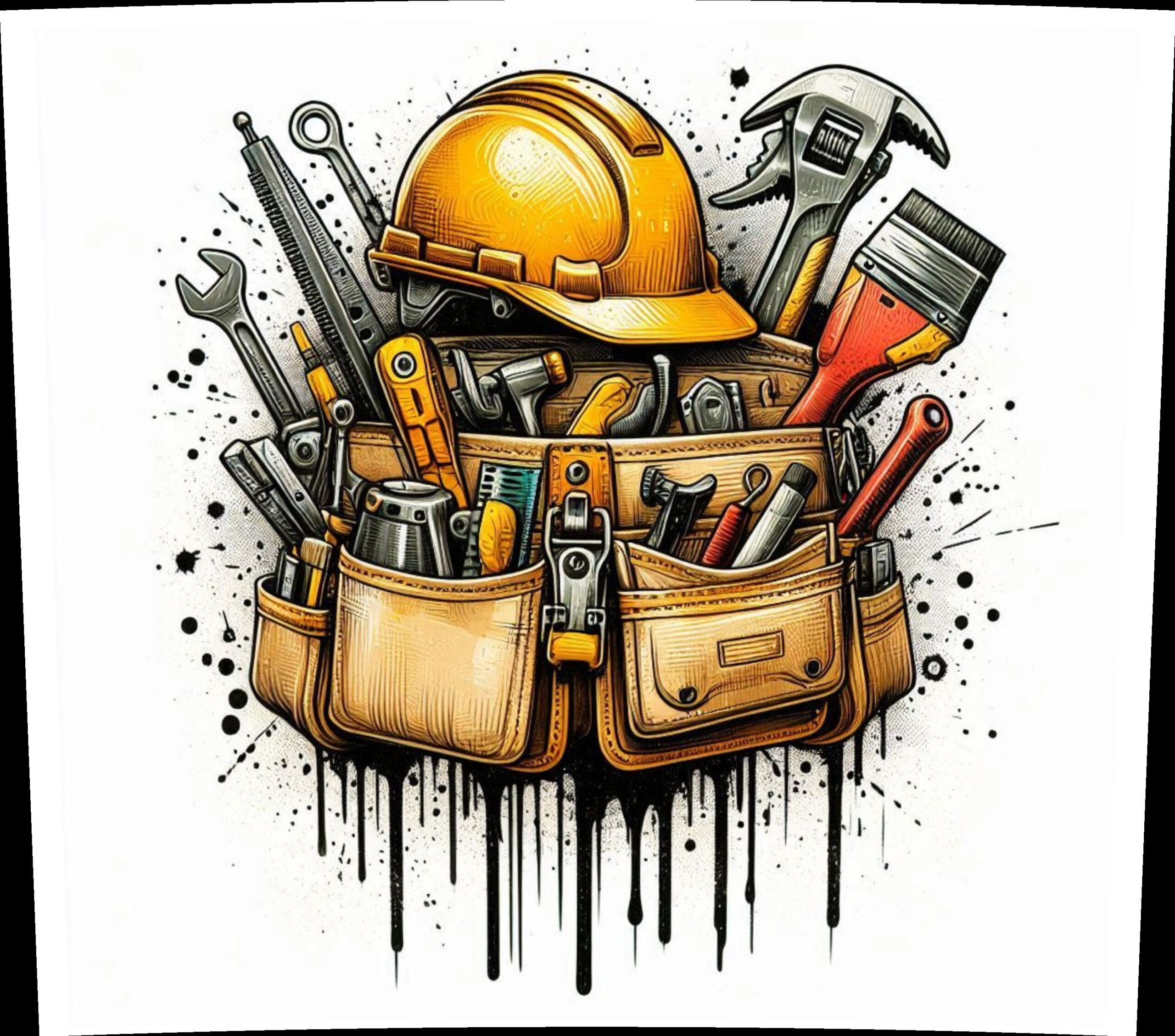 Construction Tool Belt PNG: 20oz Tumbler Wrap , Junk Journal (digital Download), -PNG JPG – Etsy