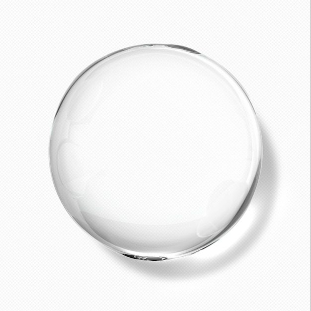 Gotas de água transparentes | PSD Premium