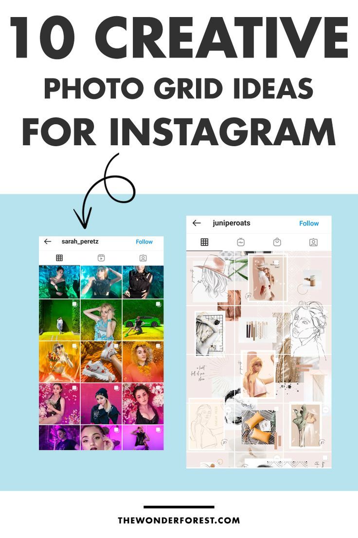 10 Creative Instagram Grid Ideas
