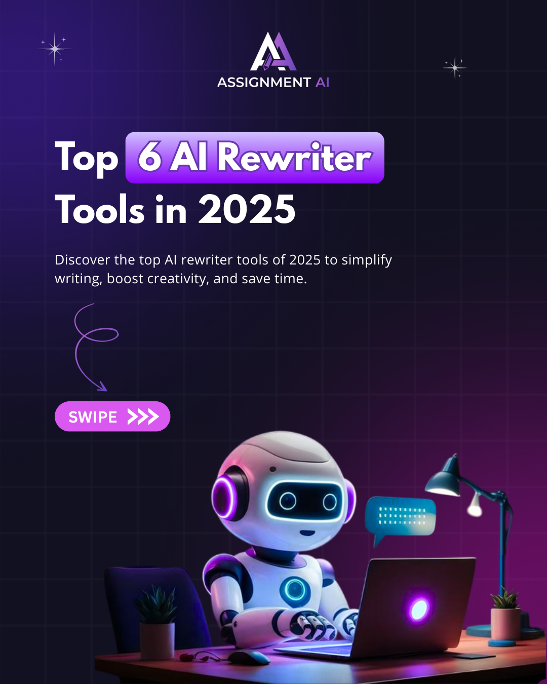 🔥 Top 6 AI Rewriter Tools in 2025 – Smarter & Faster Writing!