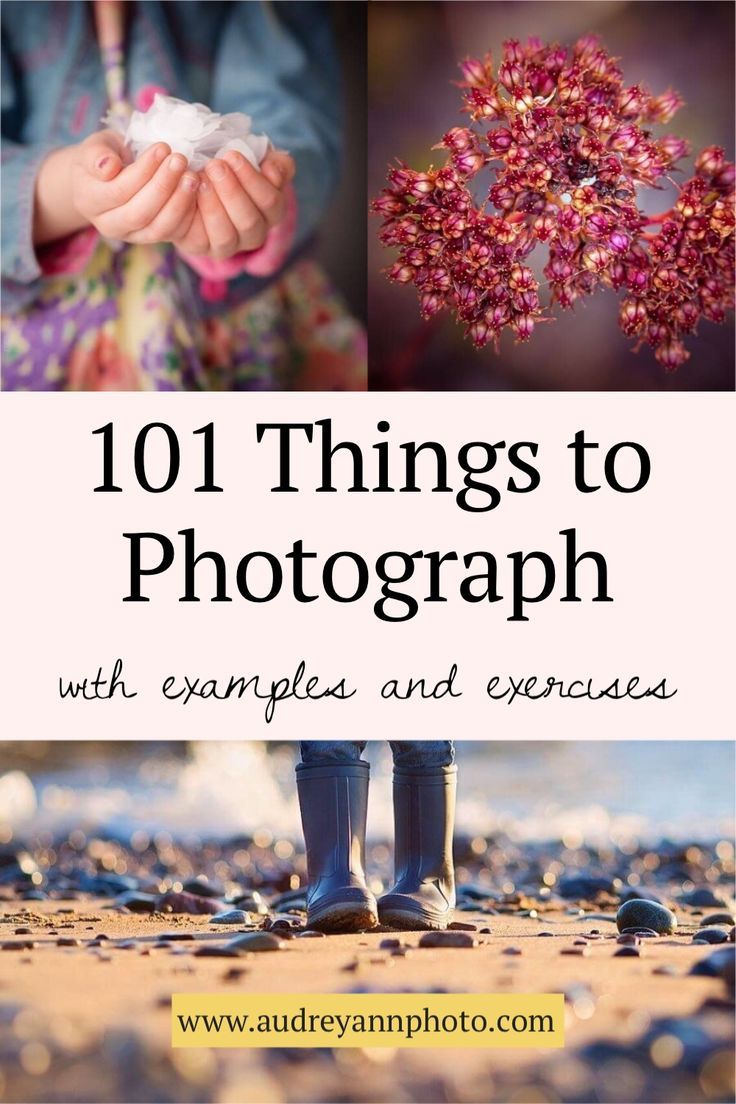 101 Things to Photograph (with examples & exercises!)