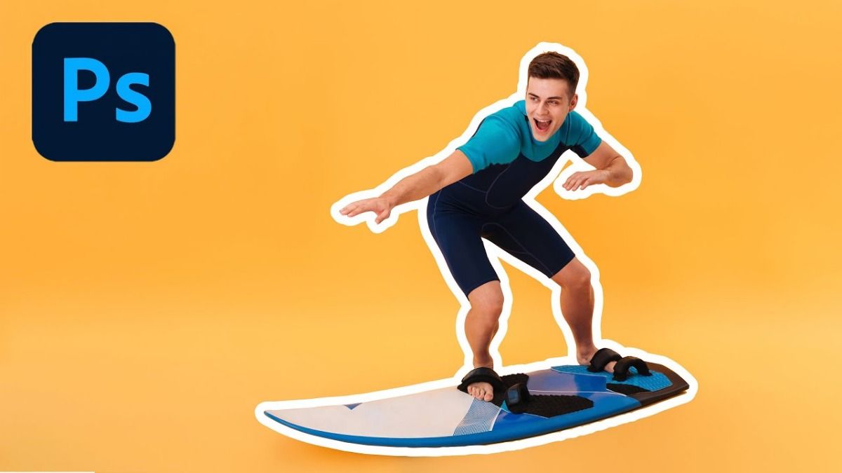 Photoshop add outline to selection