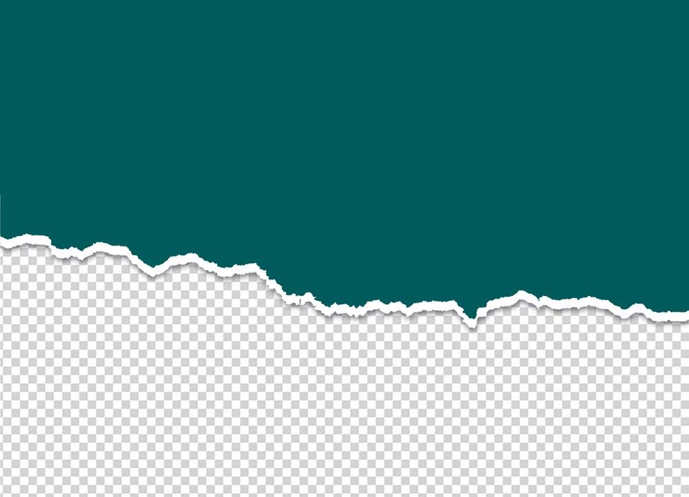 Torn Edge Paper Effect PNG Transparent Background