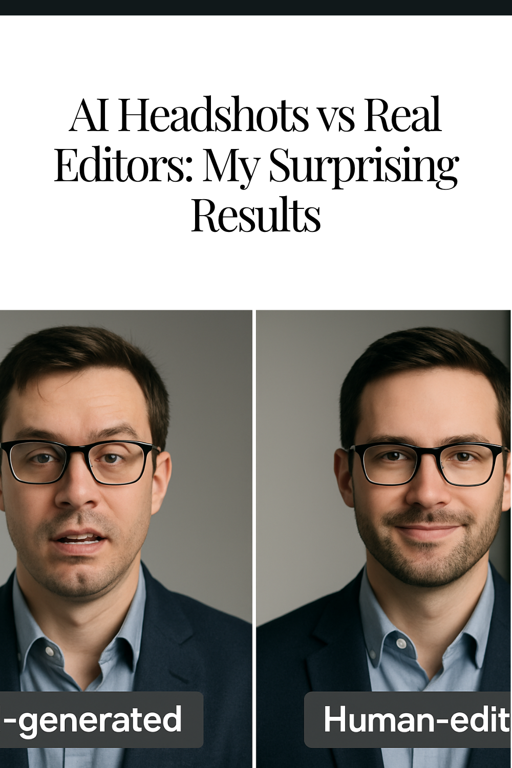 AI Headshots vs Real Editors: My Surprising Results