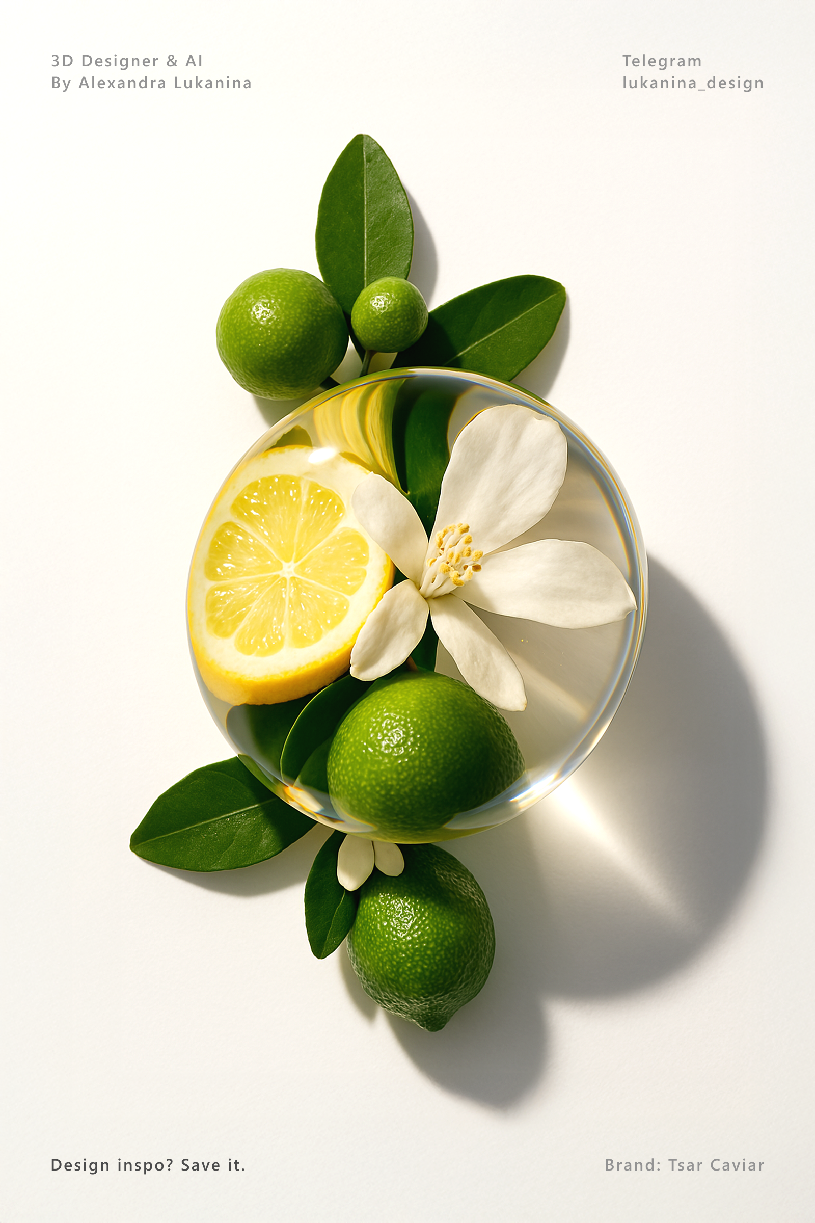 Citrus & Botanical Visual | Fresh Ingredients
