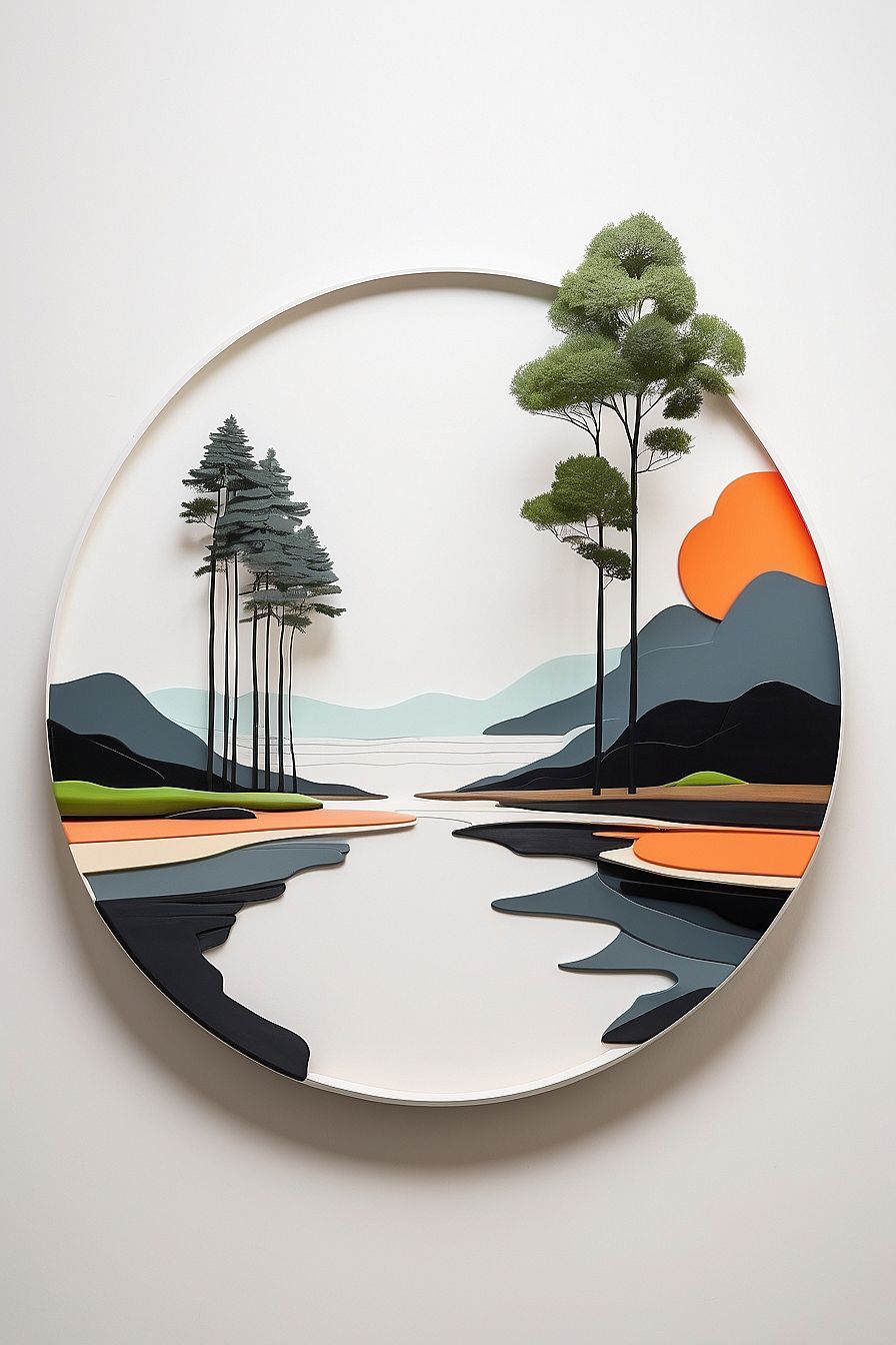 Leonardo Diffusion XL Nature modern art develop a minimalist f 1