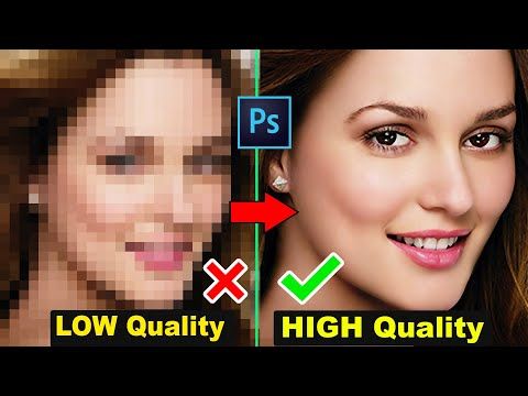 How to depixelate images and convert into High Quality photos in Photoshop cc