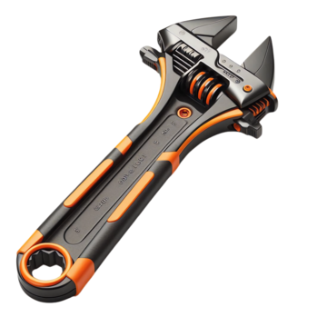Cool Adjustable Wrench In Black And Orange, Adjustable Wrench, Adjustable Wrench Clipart, Adjustable Wrench Close Up PNG Transparent Image and Clipart for Free Download
