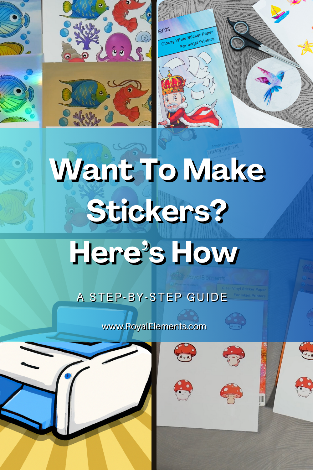 how to make homemade water bottle stickers @ DIY Sticker Making: A Step-by-Step Guide