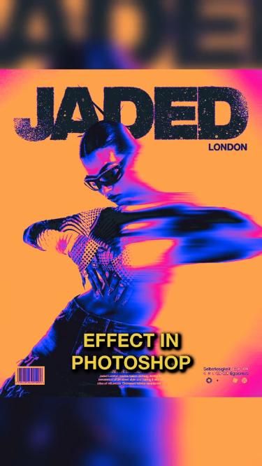 Motion Blur + Gradient Map effect in Photoshop!