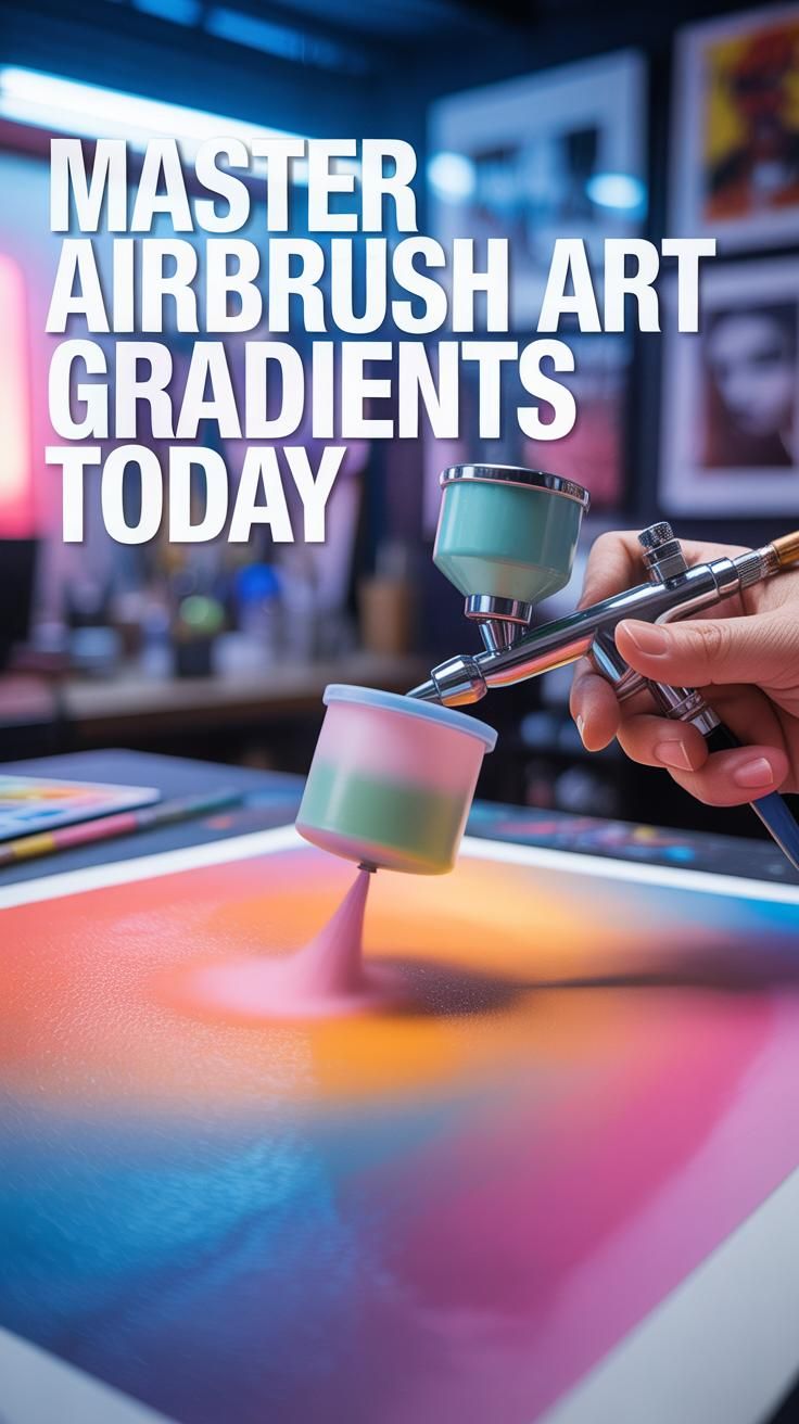 Unlock Smooth Gradient Mastery with airbrush art
