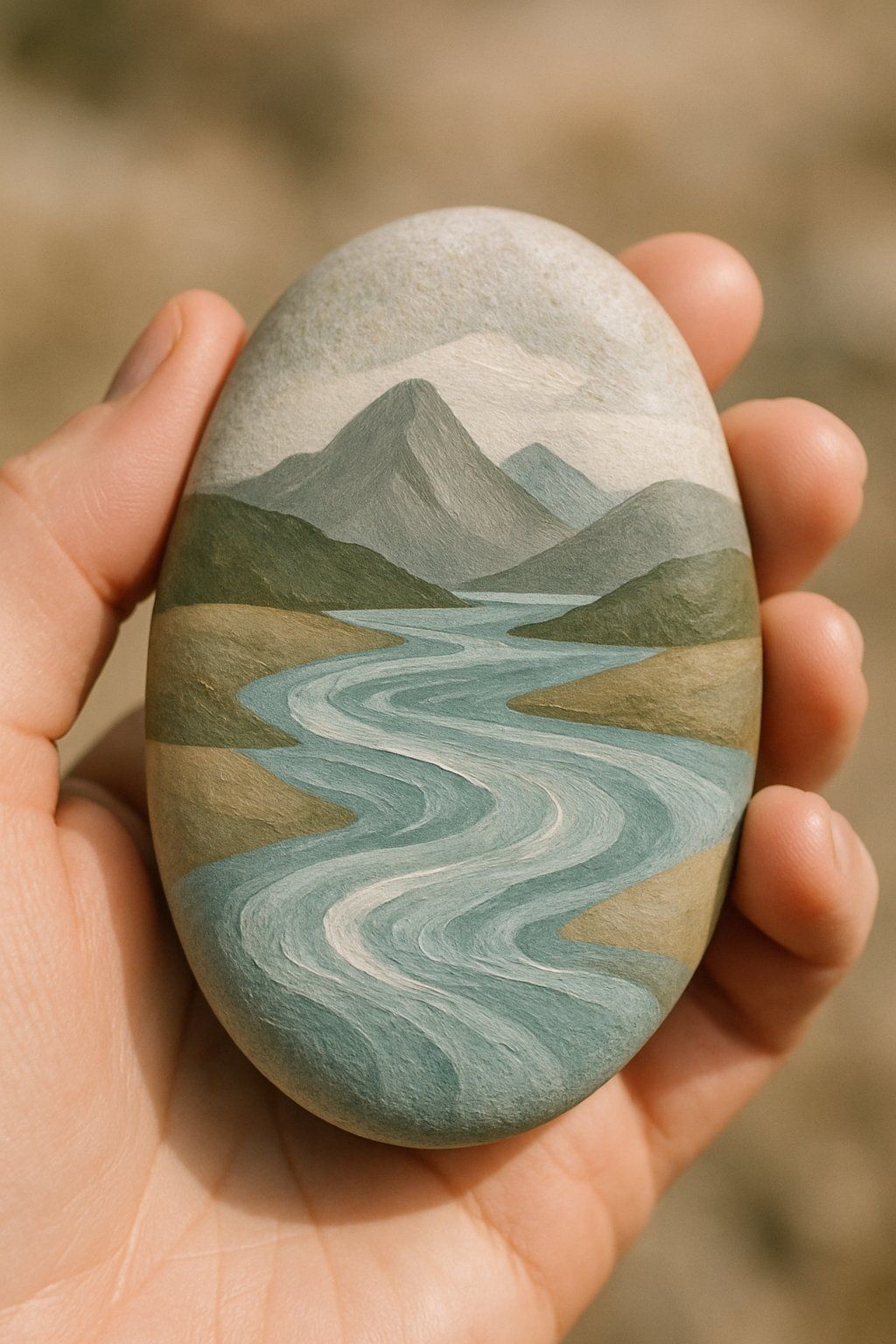 31 Mountain Painted Rocks Ideas for Nature Lovers