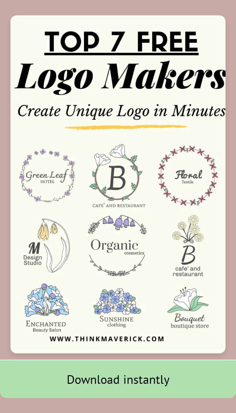 Design Your Dream Logo: 7 FREE Website Options!